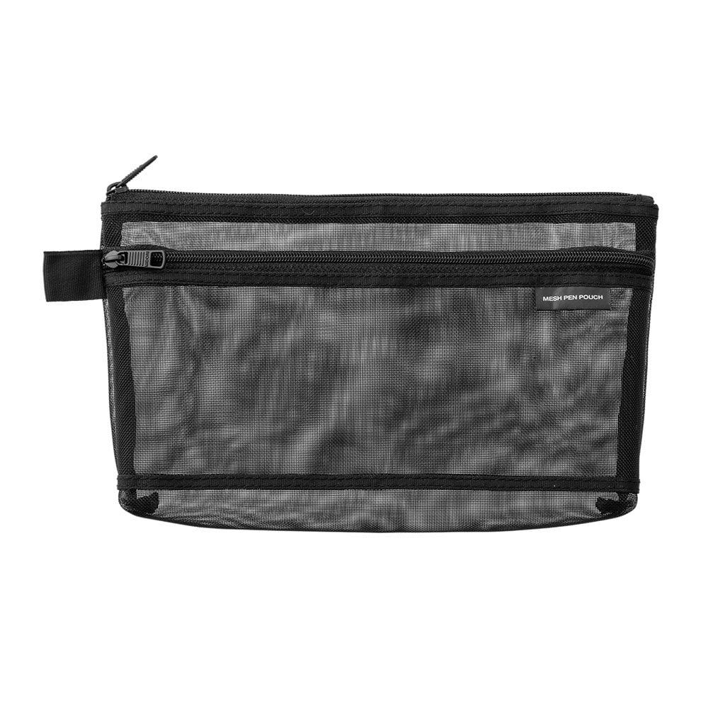 Midori Cl Mesh Pen Pouch Black Main image
