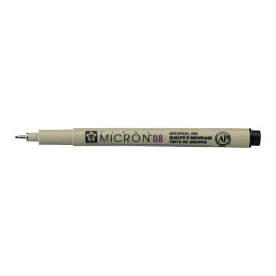 Pigma Micron Fineliners 08 Black 0.5Mm Main image