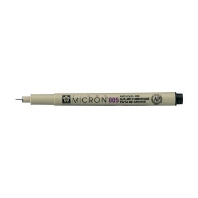 Pigma Micron Fineliners 005 Black 0.20Mm
