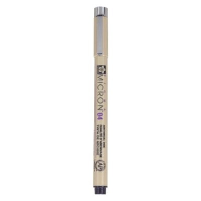 Pigma Micron Fineliners 04 Black 0.4Mm