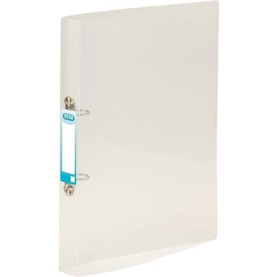 Elba Snap Frosted Ring Binder A4 Clear