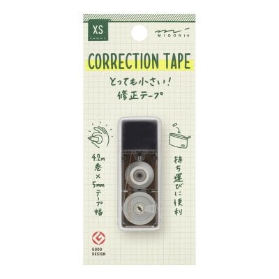 Midori Xs Correction Tape Black